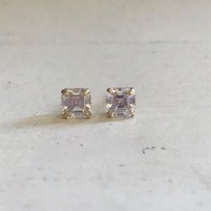 14 k Swarovski Dainty studs